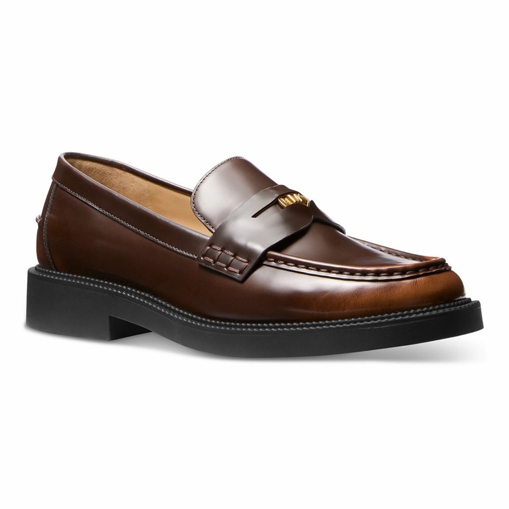 Wonen's Brown Leather Loafers